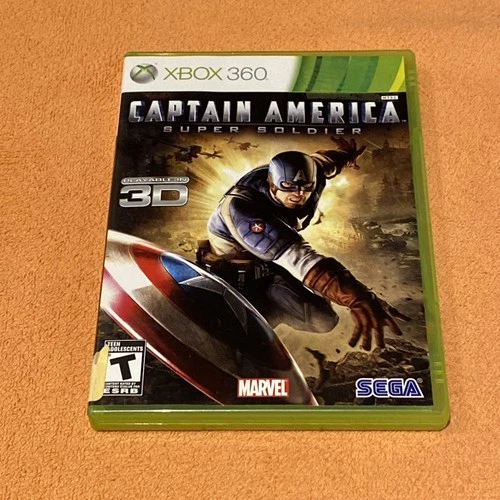Captain America Super Soldier Xbox 360 Video Game with Manual