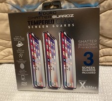 Aduro Shatter Guardz Tempered Screen Guards 3 Included NEW Sealed Box IPhone XsM