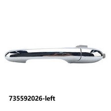 Image of For Fiat 500 & 500C Passenger /Left Side Chrome Outer Door Handle 735592026 UK