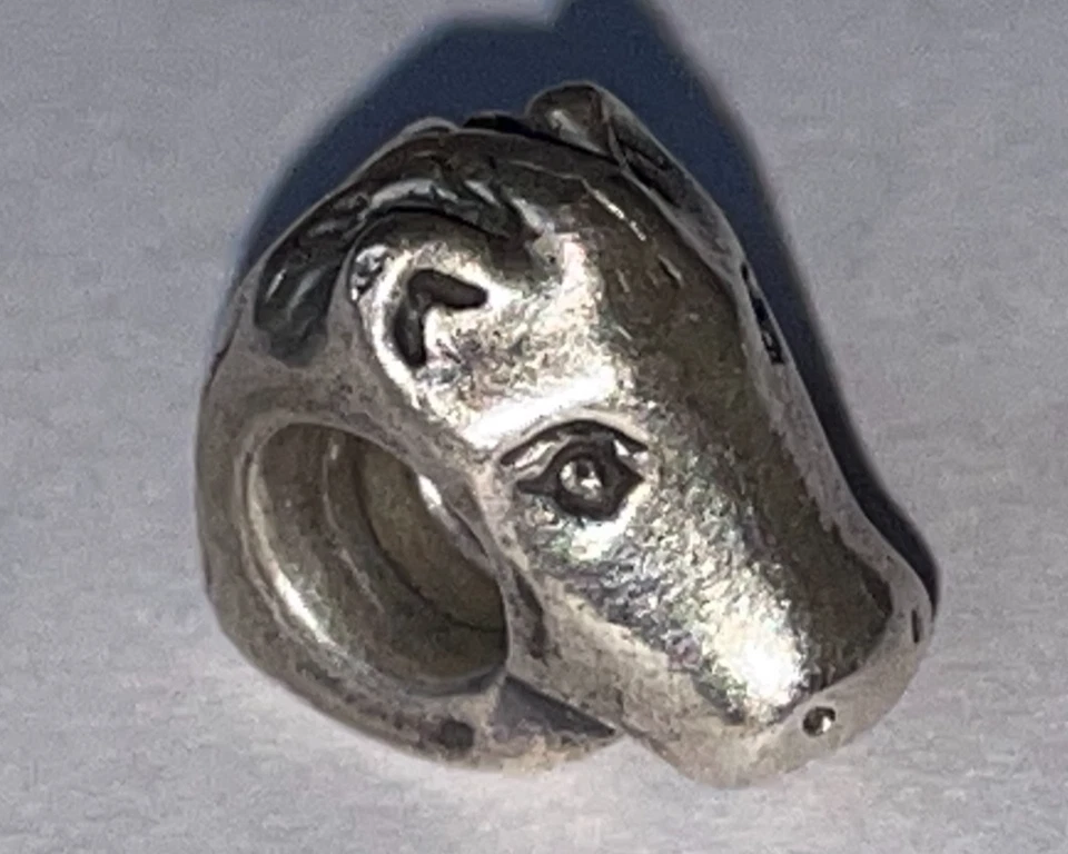 Pandora Charm- Pferdekopf- Silber