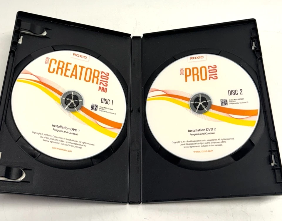 New Roxio Creator 2012 Pro Music Photo Video Sharing Burning - Image 4 of 4