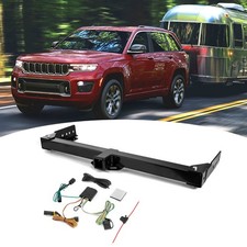 Trailer Tow Hitch W Wiring Kit For Jeep Grand Cherokee L 2021-22 2023 24 25 26 Trailer Tow Hitch W Wiring Kit For Jeep Grand Cherokee L 2021-22 2023 24 25 26