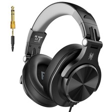 OneOdio A71D Wired Over-Ear Headphones, Studio Monitor Headsets, Hi-Res Black