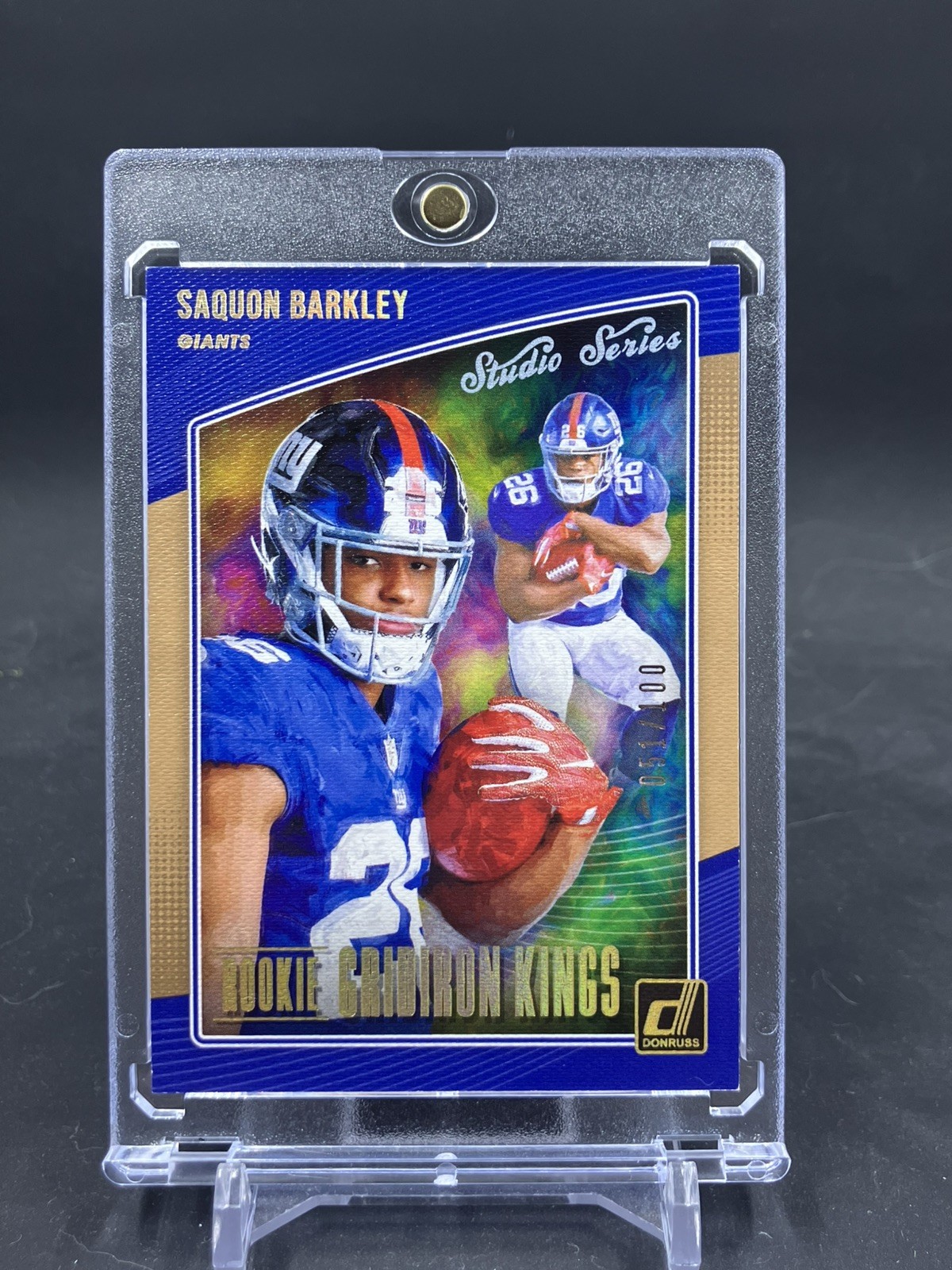 Saquon Barkley Panini Donruss Rookie Gridiron Kings #RGK6 Studio Series