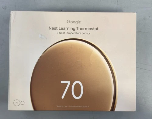 Google Nest Learning Thermostat (4th gen) with Nest Temperature Sensor (2nd gen)