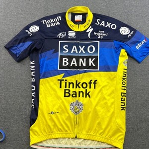 Maillot De Cyclisme Saxo Bank Tinkoff SPORTFUL - Taille L - Occasion