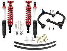 ToyTec 3" Coilovers UCA's & Add-a-Leaf Lift Kit for 16-23 Toyota Tacoma 3rd Gen