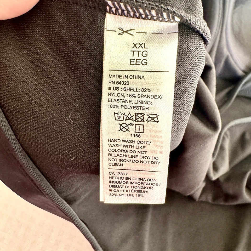 Old Navy Women’s XXL Black Underwire Tankini Swim Top Halter NWOT TOP ONLY - Image 3 of 4