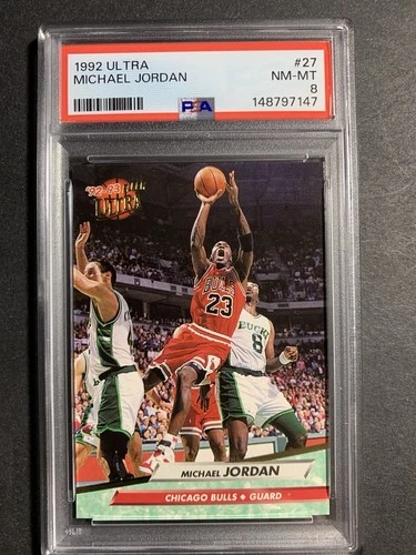 1992-93 Fleer Ultra - Michael Jordan #27 PSA 8–NEW SLAB