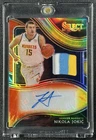 NIKOLA JOKIC 2020-21 PANINI SELECT GAME-USED MEMORABILIA PATCH AUTO TIE-DYE 3/25