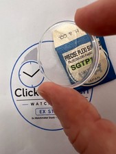 Genuine Seiko 341W02AN Acrylic Crystal Fits 6217-7000 World Time NOS