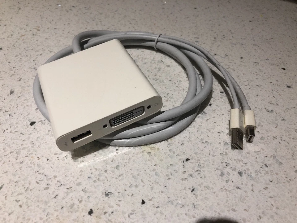 Genuine apple Mini Displayport to DVI-D dual link adapter A1036 - Image 2 of 4