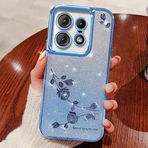 For Motorola Edge 50 Pro, Phone Case Luxury Bling Glitter Clear Cover Shockproof - Picture 7 of 12