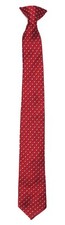 Nordsrom Boys Red Geometric Clip On Tie One Size L37619