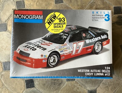 Western Auto A/C Delco Chevy Lumina NASCAR Stock Car Monogram Model Kit 1/24th