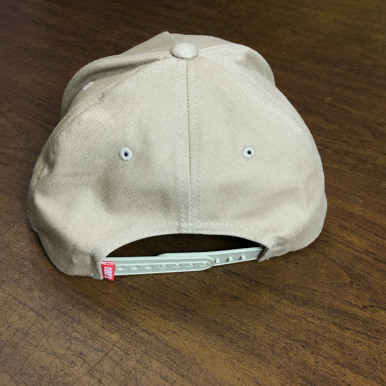 Obey RED Patch Logo Snapback Hat Adjustable Size … - image 3