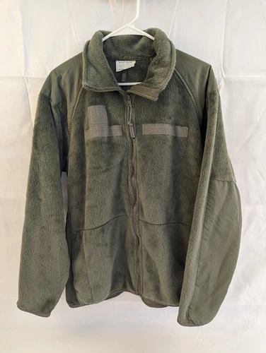 US Military Gen III Polartec 100 Cold Weather Fleece Jacket Green GC video thumbnail