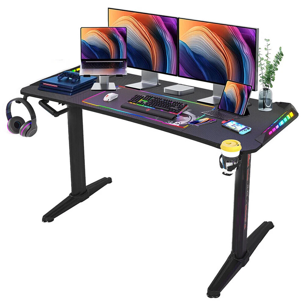 Height for on sale gaming desk