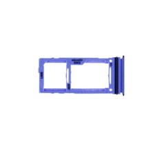SIM microSD Card Tray Dual for Samsung Galaxy A72 Purple Replacement Repair Part