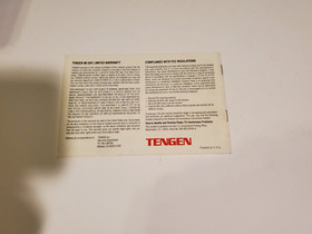 Skull & Crossbones (Nintendo NES, 1990) ☆ MANUAL ☆