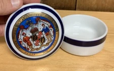 Vintage Maryland Historical Society Ceramic Dish Trinket Box w/ Lid