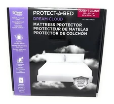 Protect A Bed Dream Cloud Mattress Protector Queen Waterproof Breathable Tencel