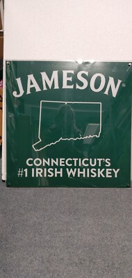 RARE NOS Jameson Connecticut's #1 Irish Whiskey Lighted LED Neon Bar Sign 23.5''