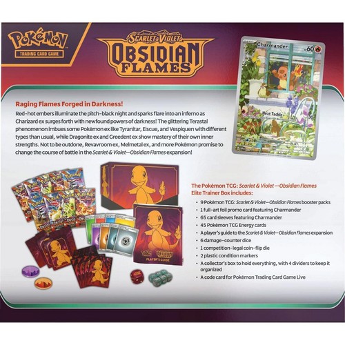 Pokemon TCG Obsidian Flames Elite Trainer Box Factory Sealed - Picture 3 of 3