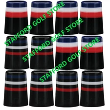 USA Designer Golf Iron Ferrules – Fits .370"/.355" Tip - 3 & 6 Ring - 12 Pcs