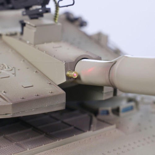 Heng Long 1/16 IDF Merkava MK IV IR BB RC Tank Metal Chassis Barrel Recoil Laser - Picture 7 of 12