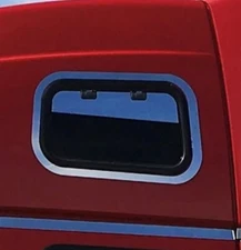  Volvo VNL Upper Sleeper Chop Top Window Trim PAIR SET SEMI TRUCK