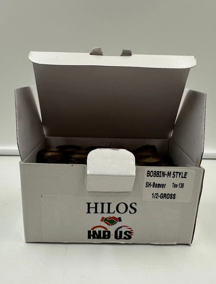 TEX 138 STYLE M NEW BEAVER POLYESTER BOBBINS W/O CORE 1/2 GROSS (72 PCS) - Image 2 of 4