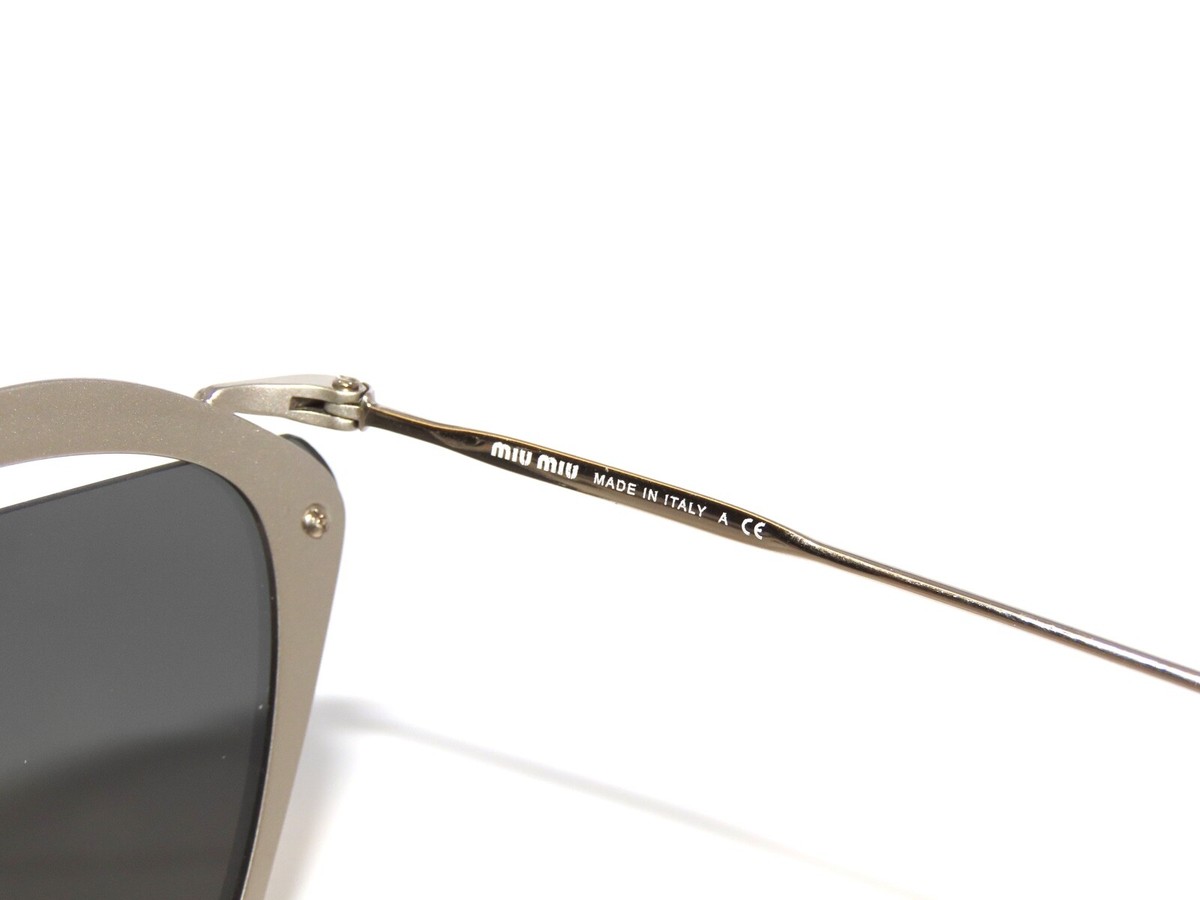 Miu Miu Miumiu 54T 54 KJW-7W1 Silver Gray Mirror Sunglasses  display picture 1