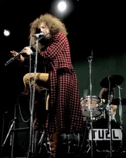 Jethro Tull Playing The Flute  8x10 Picture Celebrity Print