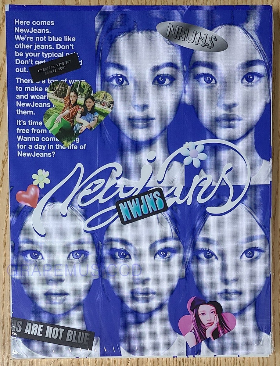 new jeans bluebook ヘイン NewJeans - New Jeans [1st EP Album - Bluebook Ver.] - K PLACE