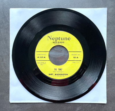 7'' Baby Washington - The Time - US Neptune