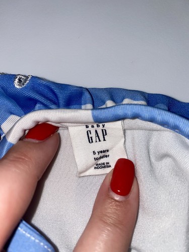 Baby GAP Kids Toddler Girl One-Piece Swimsuit, Size 5 Year - Picture 4 of 7