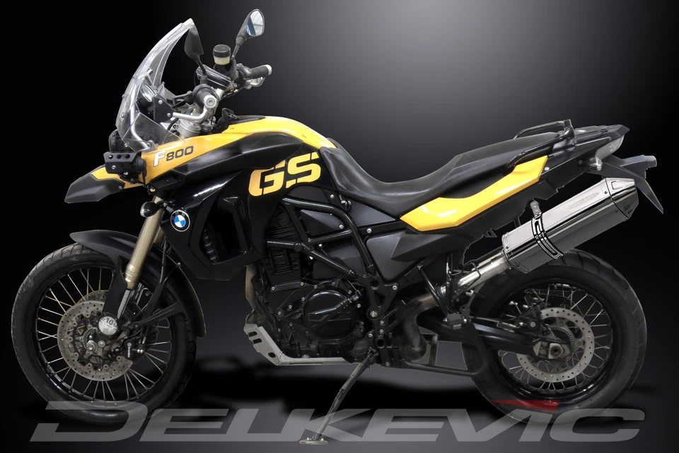 Комплект треховального глушителя из нержавеющей стали для выхлопной системы BMW F800GS F700GS F650GS 06-18 13 дюймов - Изображение 4 из 4