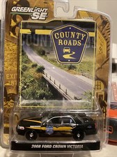Greenlight 2008 Ford Crown Victoria Indiana State Police SUPER RARE 1:64 Scale
