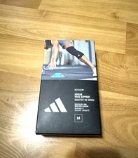Adidas Knee Support Brace Sleeve Size M Protector Sports Injury Gym Running New