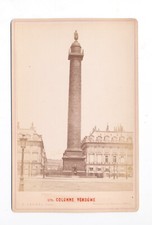 Vendome Column, Vintage Cabinet Card
