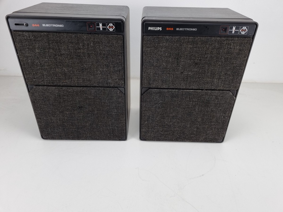  PHILIPS 94-95PSV レプリカ M Philips 544 MFB electronic active bookshelf speakers - Partially
