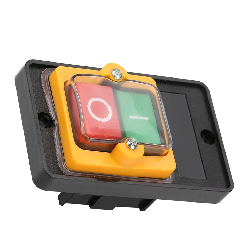 AC220V/380V 10A interrupteur marche/arrêt étanche interrupteur à bouton-poussoir - Photo 3/4