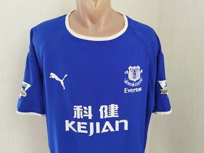 PUMA プーマ Everton エヴァートン レプリカユニフォーム Everton football jersey home shirt 2003/2004 Puma size 3 XL | eBay