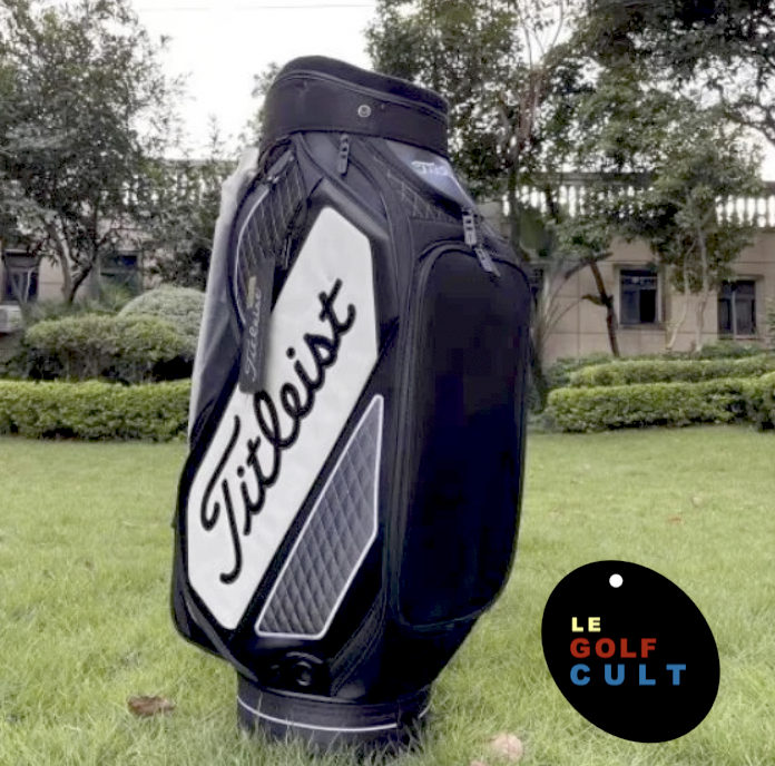 TITLEIST Golf Exclusive Caddy Tour Staff Bag Black White