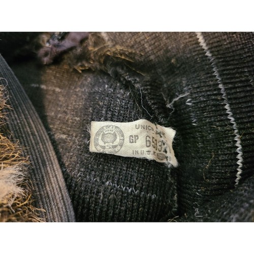 Cappello invernale vintage donna pelliccia visone sintetica turbante cerniera marrone grigio Union Made USA - Foto 11 di 13