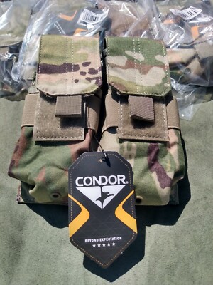 Condor Double M4 Mag Pouch - Scorpion OCP