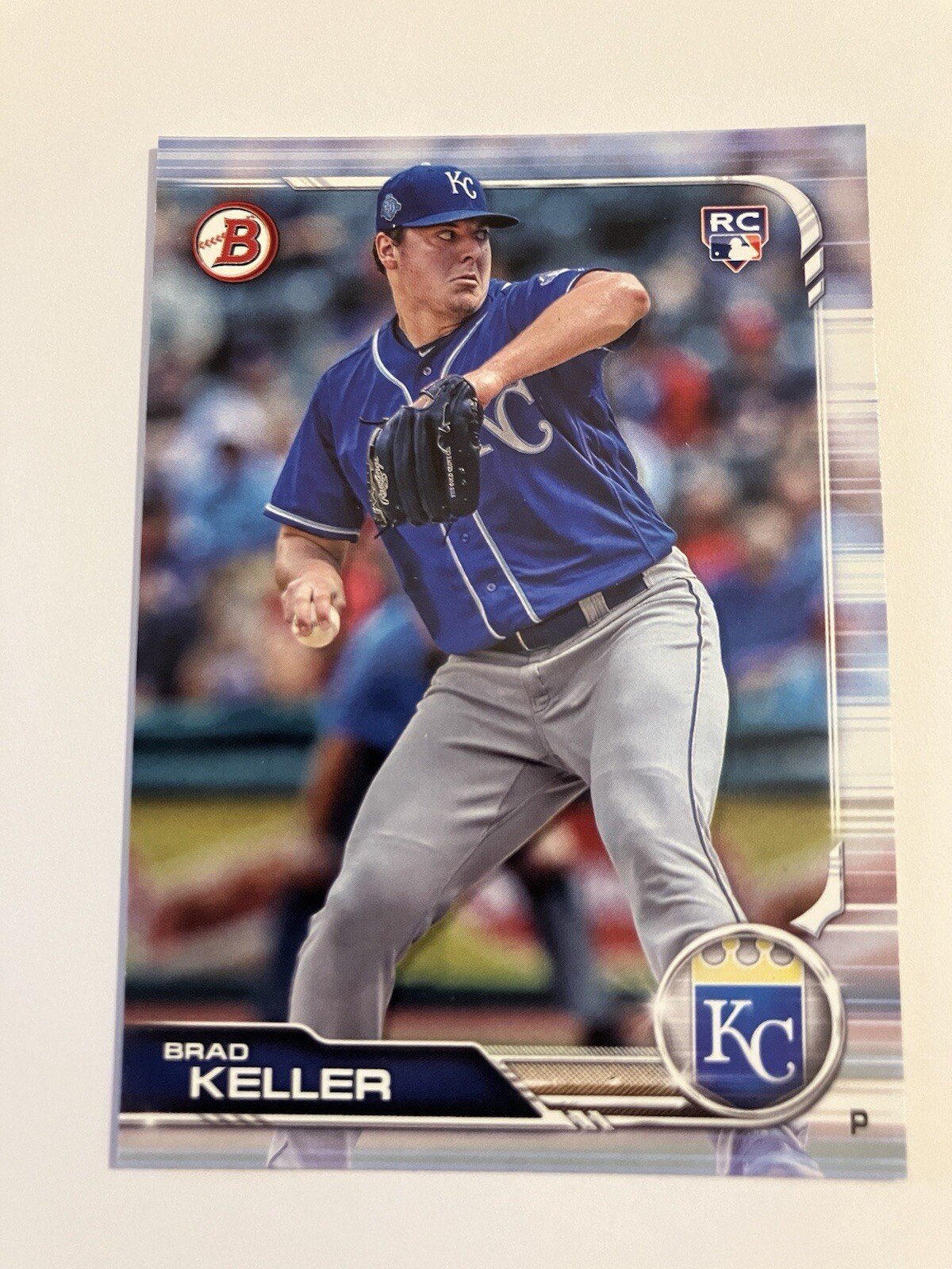 Brad Keller 2019 Bowman Rookie Card #6 KC Royals RC