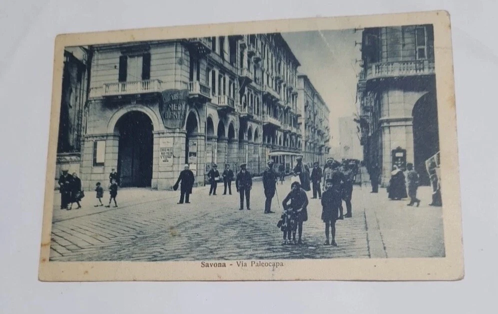 Carte Postale Ancienne Savona Noli Auto Foto FG - ZK3091 - Italie