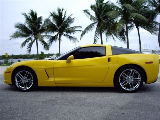 SATIN BLACK C8 Z06 STYLE WHEELS FITS: 2005-2013 C6 CORVETTE BASE/Z51 18/19